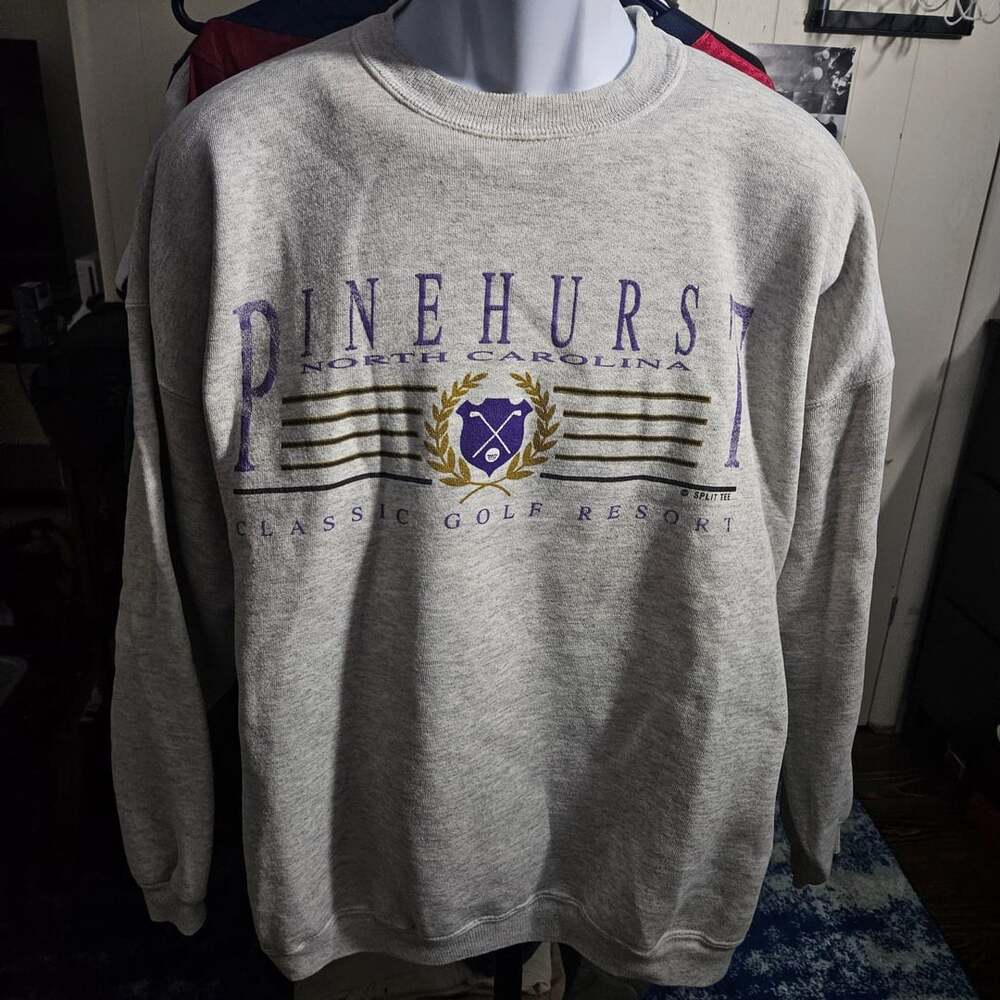 Vintage 90s Pinehurst Golf Resort Hanes Heavyweight Crewneck Sweatshirt